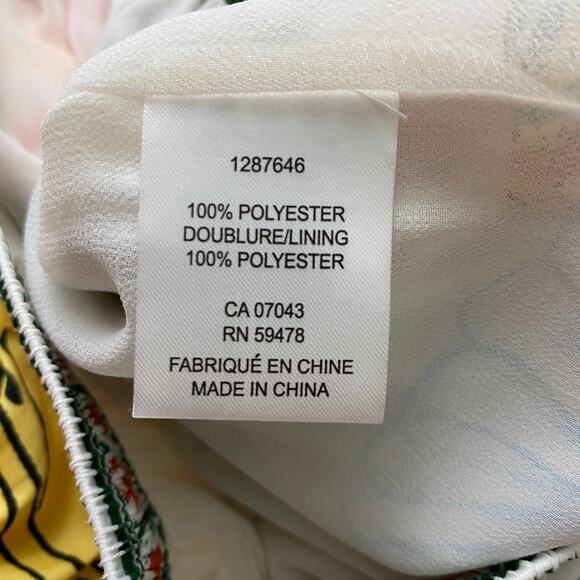 Rachel‎ Zoe Summer Vibes Maxi Skirt Women XS Multicolor Tropical Paradise NEW - Picture 9 of 10